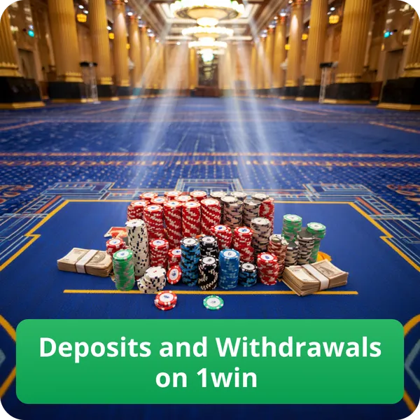 Deposits and Withdrawals on 1win