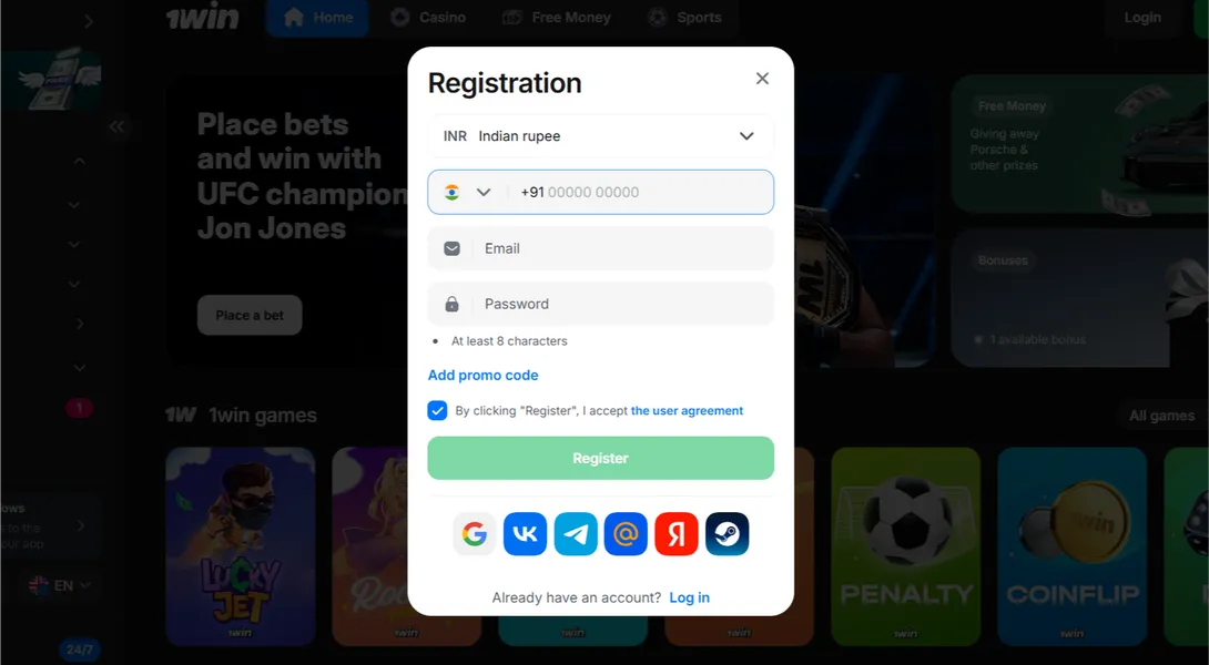 Registration and 1win Login Guide