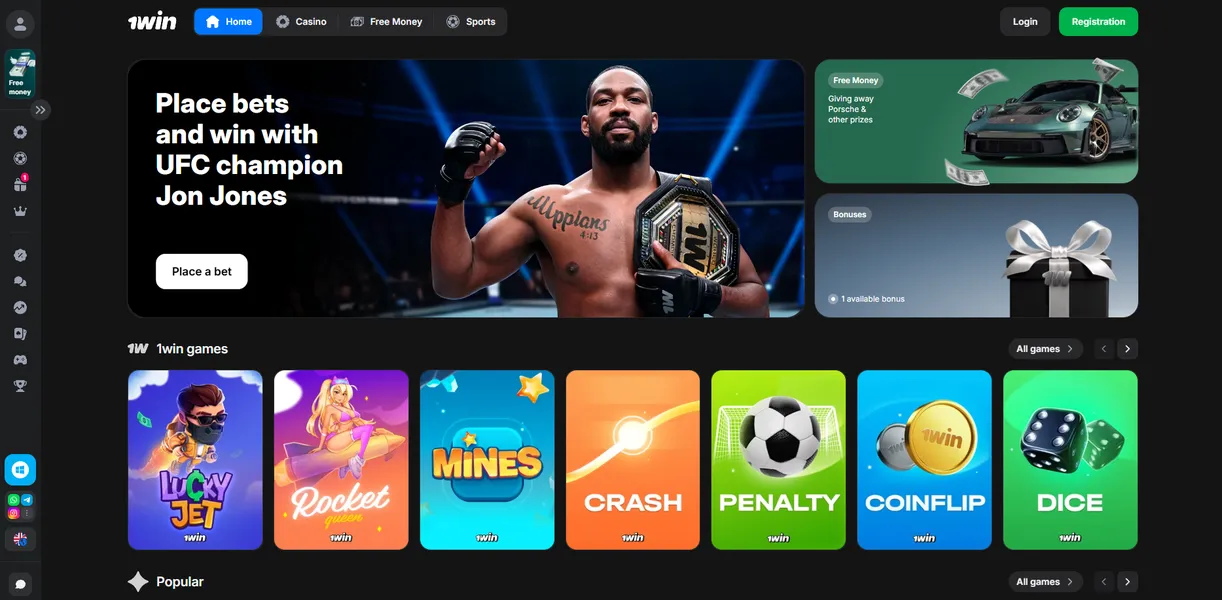 1win App Features and Functions